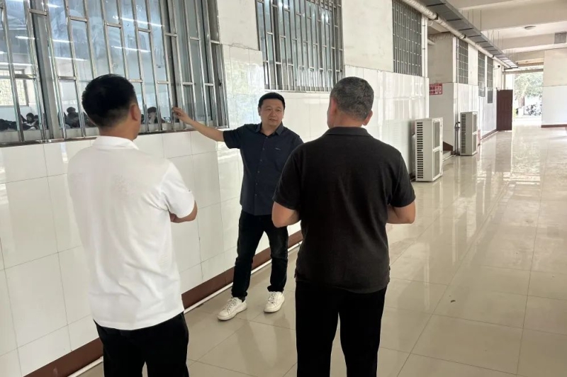 网投官网开展五一假期前安全隐患排查