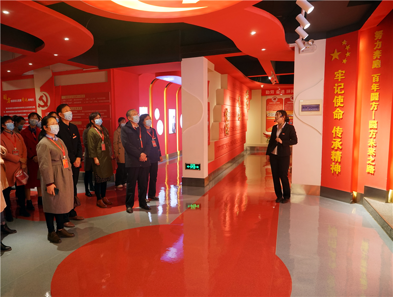 网投官网党委书记带队赴圆方非公有制企业党建学院学习党建工作