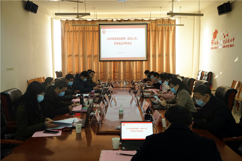 网投官网召开2020年度高校教师（实验人员） 中级职称自主评审会议