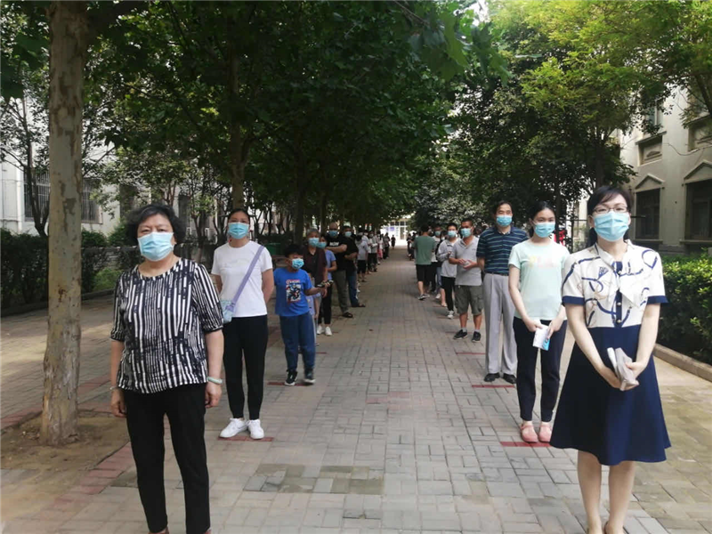 应检尽检  网投官网第二轮核酸检测高效有序