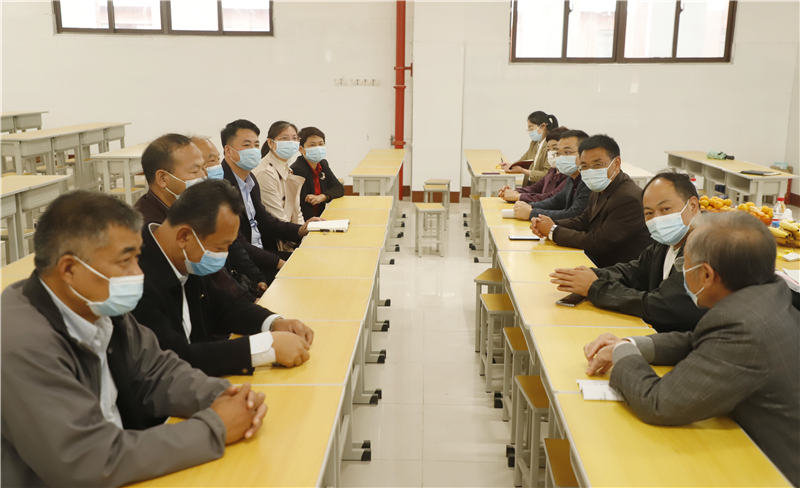 新密市高校疫情防控开学验收检查组一行到网投官网新密校区检查工作
