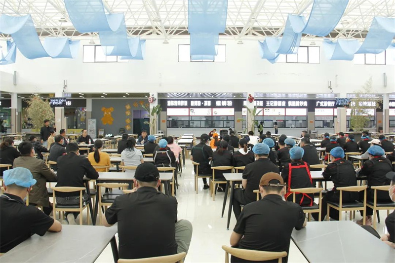 【后勤处】新密市米村镇市场监督管理所到网投官网开展食品安全专题培训