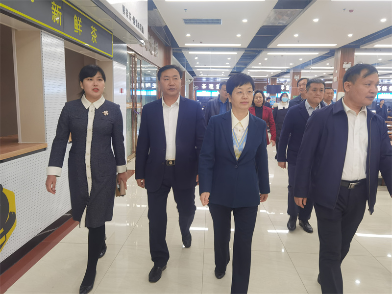 郑州市检察院检察长宋春波一行到网投官网新密校区督导检查食品安全工作