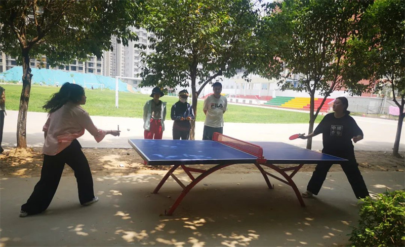 网投官网举办展个人风采 显乒乓魅力乒乓球交流赛