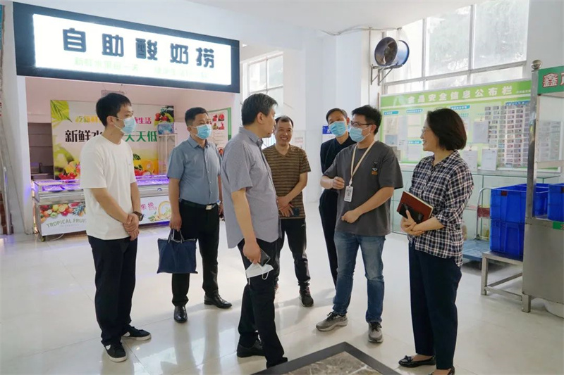 省教育厅平安校园创建工作考核组到网投官网检查指导工作