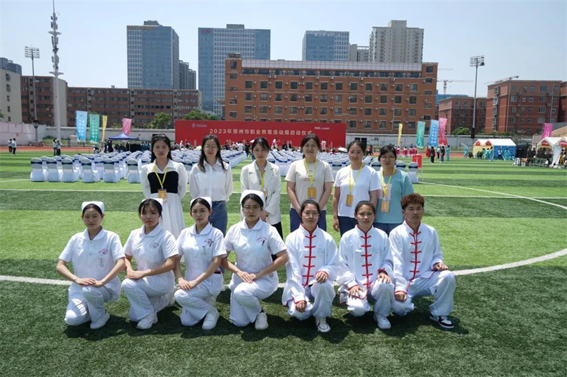 网投官网参加2023年郑州市职业教育活动周启动仪式