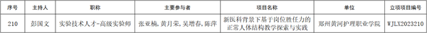 网投官网教师在2023年河南省医学教育研究项目和优质课教学评选中喜获佳绩