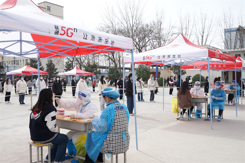 网投官网开展返校师生全员核酸检测