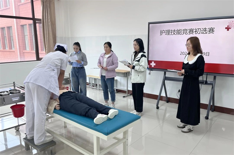 【护理系】网投官网举办2024年护理技能竞赛校级初选赛